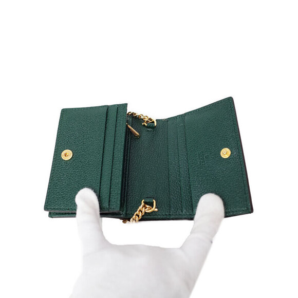 Gucci Zumi Chain Card Wallet Bifold - Picture 3 of 5